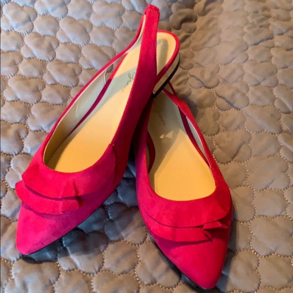 Amelia Grace Hot Pink Dressy Flats